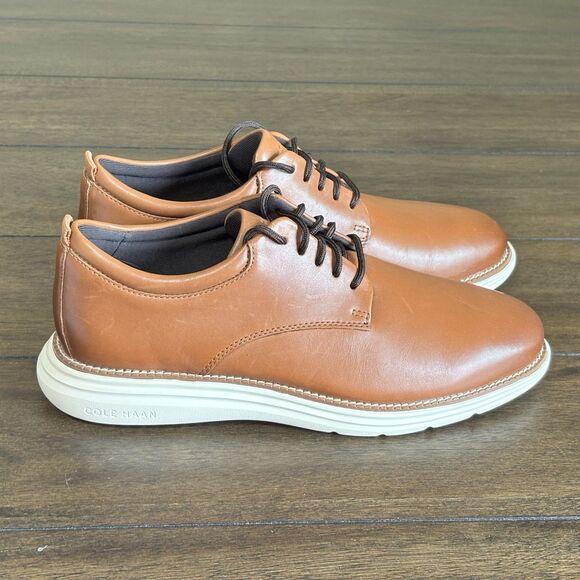 COLE HAAN GRAND ULTRA OXFORDS MENS SZ 8 M TAN NEW C39955 main image 14
